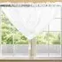 Riva Swag Curtain - White, Polyester