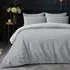 Savannah Double Duvet Set - Silver, Velvet