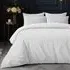Savannah King Size Duvet Set - White, Velvet