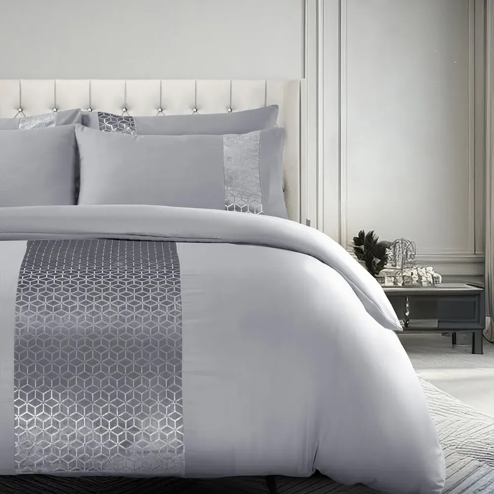 Sephora Double Duvet Set - Silver
