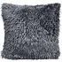 Shaggy Chenille Filled Cushion 2 Pack - Grey