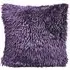 Shaggy Chenille Filled Cushion 2 Pack - Purple