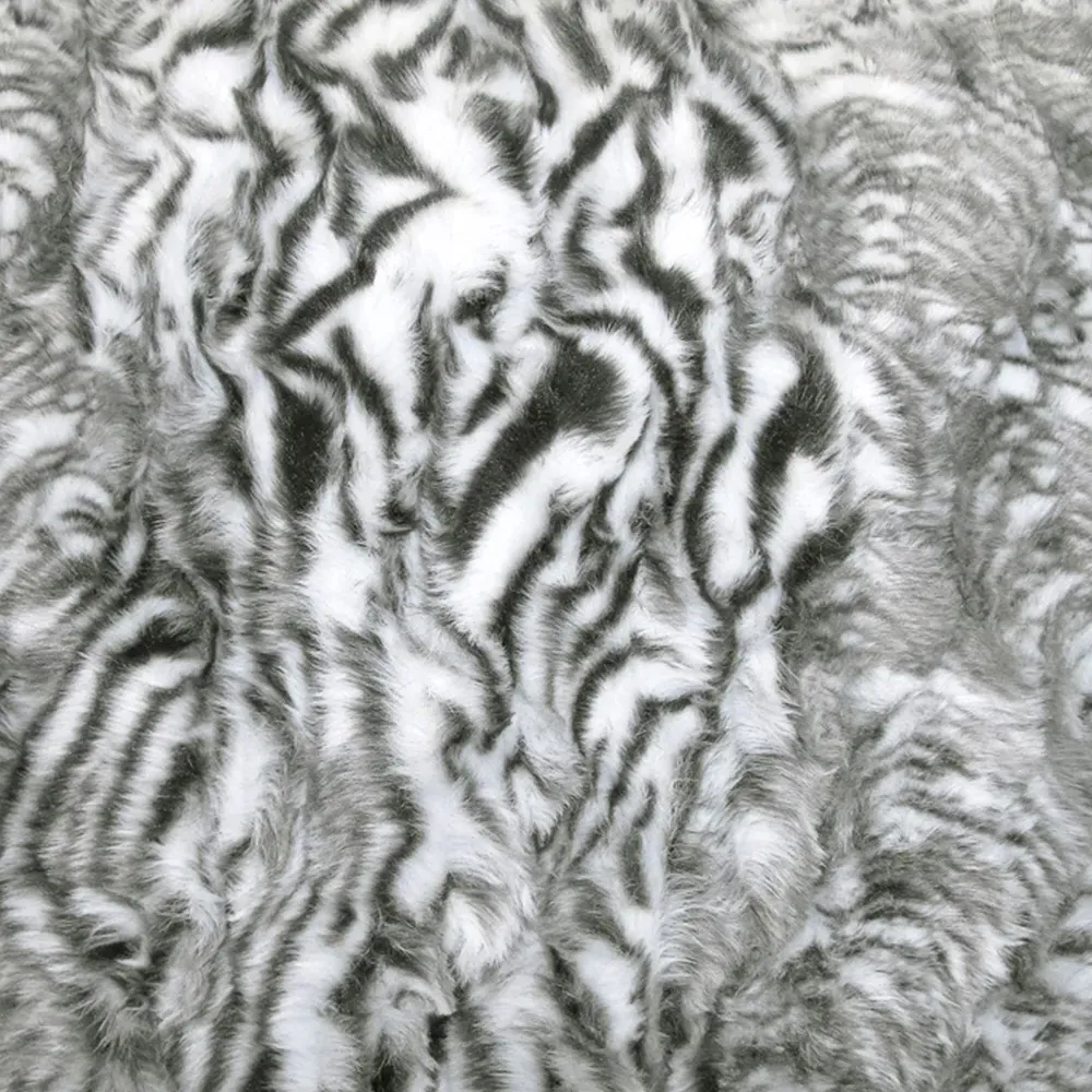 Siberia Faux Fur Filled Cushion 2 Pack - Grey