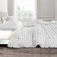Single Jumbo Cord Duvet Set - White