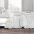 Single Jumbo Cord Duvet Set - White