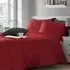 Single Quilted Geo Duvet Set - Red