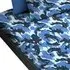 Small Camouflage Fitted Sheet - Blue