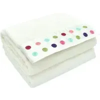 Spots Bath Towel Set of 2 - Multi, Cotton
