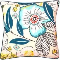 Summer Bloom Printed Filled Cushion 43x43cm 2 Pack - Multi