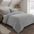 Super King Size Chunky Popcorn Duvet Set - Silver