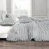 Super King Size Jumbo Cord Duvet Set - Silver
