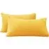 Teddy Fleece Pillowcase 2 Pack - Orange