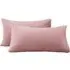 Teddy Fleece Pillowcase 2 Pack - Pink