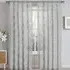 Tufted Mariella Sheer Voile Panel Curtain - Grey, Polyester