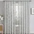 Tufted Mariella Sheer Voile Panel Curtain - Grey, Polyester