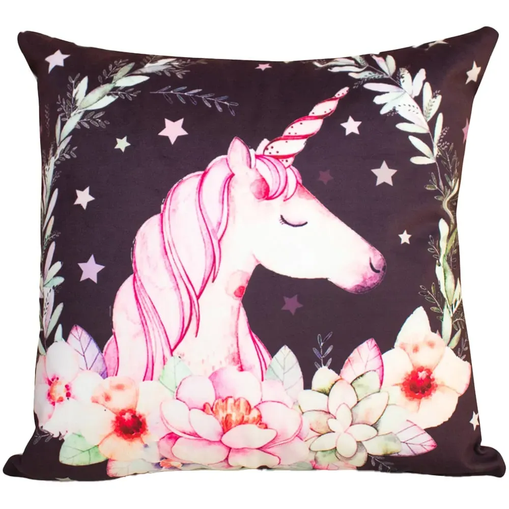 Unicorn Reef Filled Cushion 2 Pack - Multi