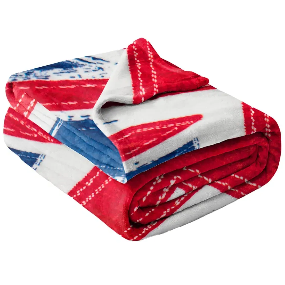 Union Jack Flan Throw - Multi image