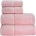 Velour Hand Towel 2 Pack - Pink, Cotton