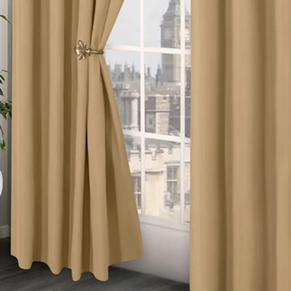 Verona Tape Top Curtains - Latte