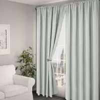 Verona Tape Top Curtains - Silver