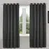Waffle Blackout Curtains - Charcoal