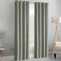 Waffle Blackout Curtains - Sage