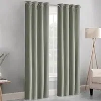 Waffle Blackout Curtains - Sage