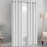 Waffle Blackout Curtains - White
