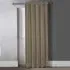 Waffle Blackout Door Curtains - Natural