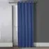 Waffle Blackout Door Curtains - Navy