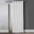 Waffle Blackout Door Curtains - White