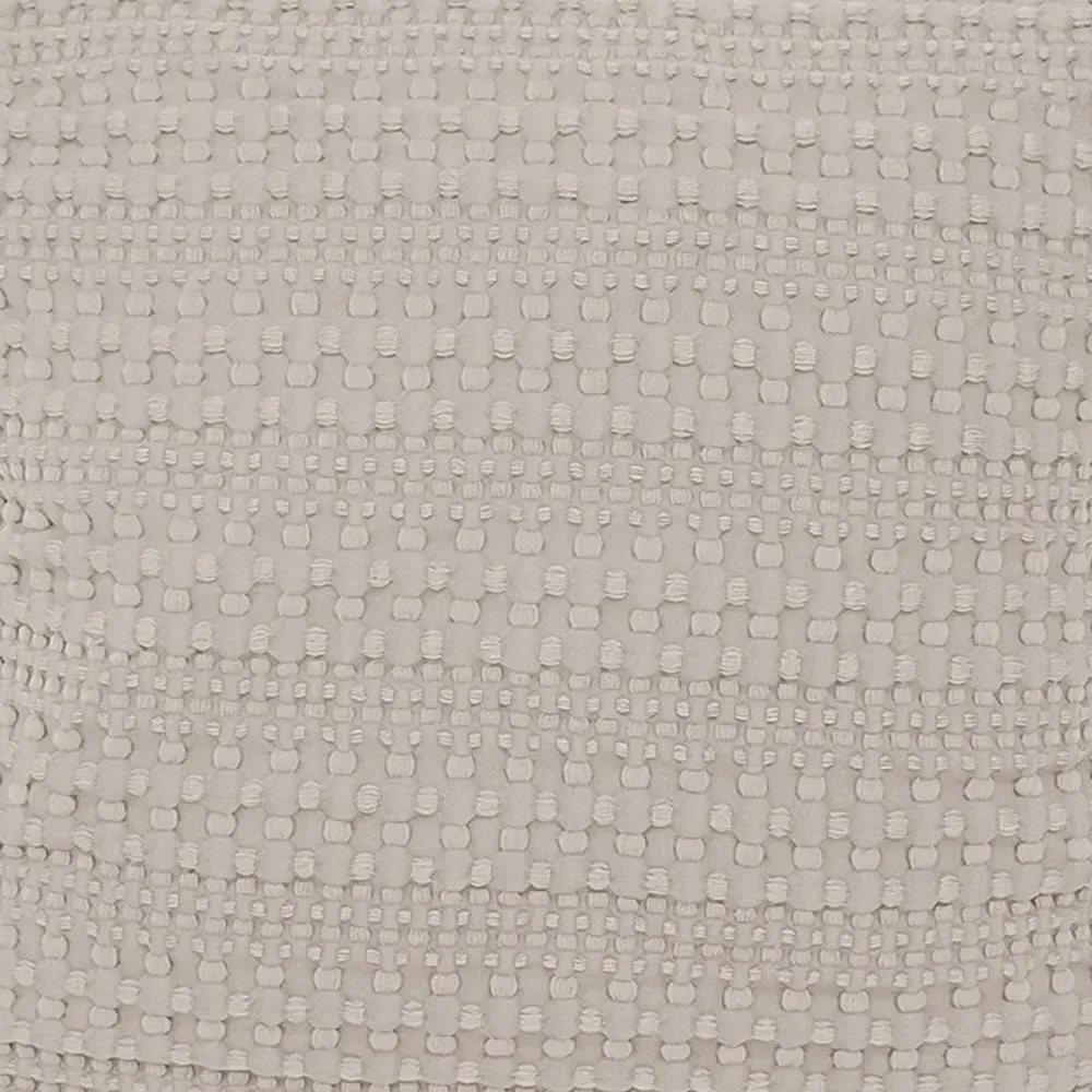 Waffle Fringed Filled Cushion 2 Pack - Cream