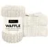 Waffle Plush Throw 127 x 152cm - Ivory