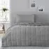 Waffle Weave Bedspread Set - Charcoal