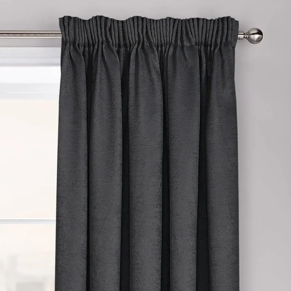 Westwood Dim-Out Curtains - Black, Polyester