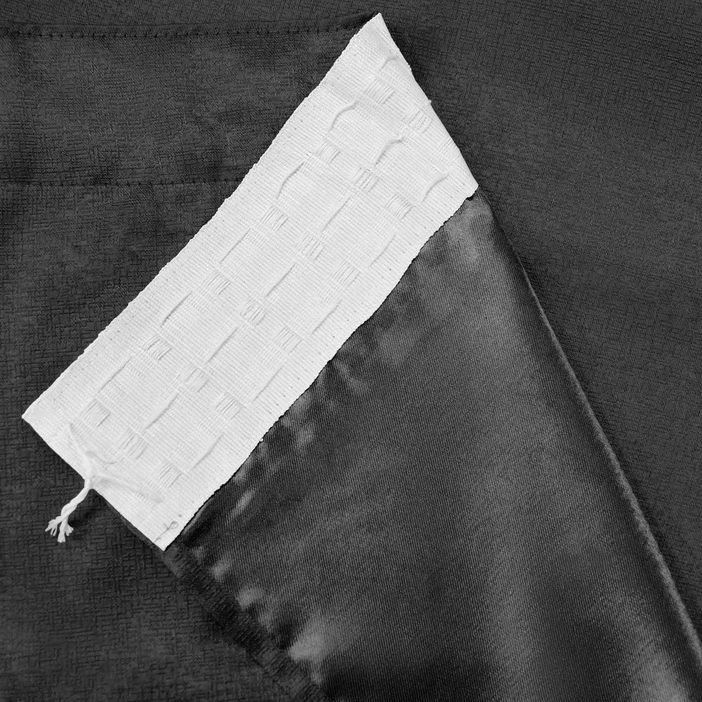 Westwood Dim-Out Curtains - Black, Polyester