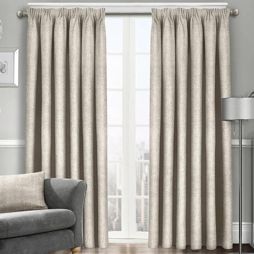 Westwood Dim-Out Curtains - Cream, Polyester
