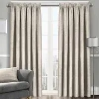 Westwood Dim-Out Curtains - Cream, Polyester