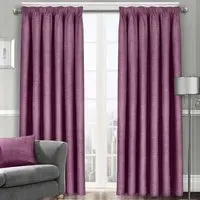 Westwood Dim-Out Curtains - Mauve, Polyester