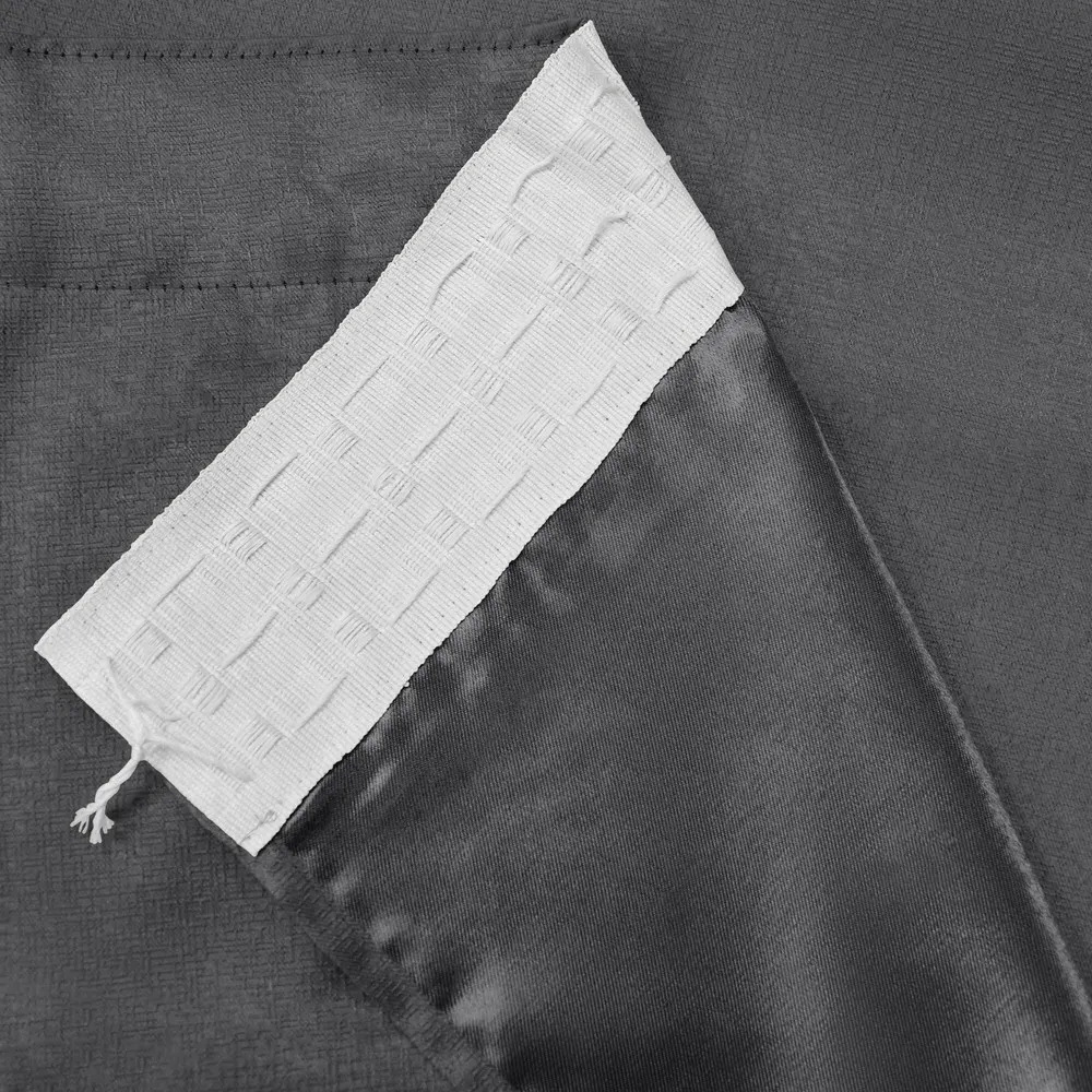 Westwood Tape Top Curtains - Charcoal, Polyester