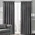 Westwood Tape Top Curtains - Charcoal, Polyester