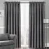 Westwood Tape Top Curtains - Charcoal, Polyester