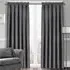 Westwood Tape Top Curtains - Charcoal, Polyester