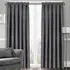Westwood Tape Top Curtains - Charcoal, Polyester