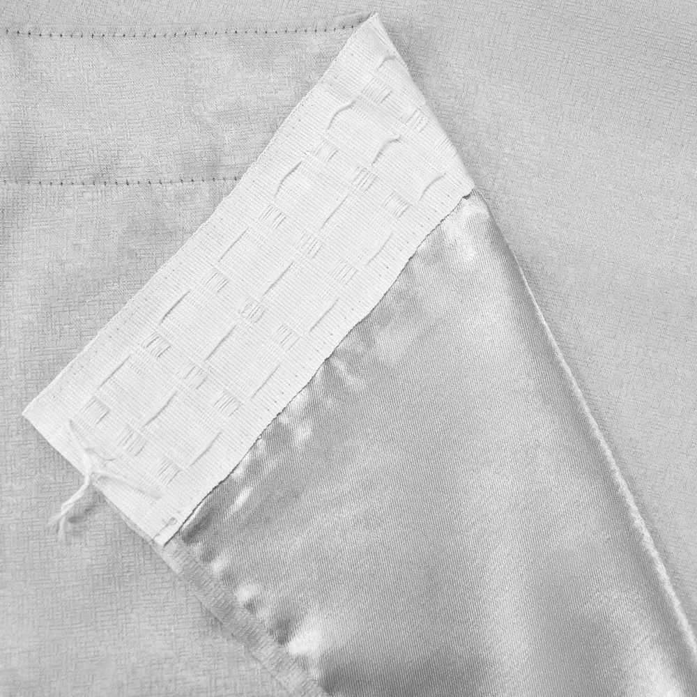 Westwood Tape Top Curtains - Silver, Polyester