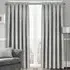Westwood Tape Top Curtains - Silver, Polyester