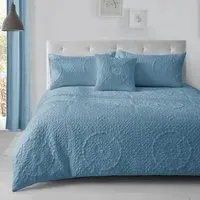 Winchester Double Duvet Set - Ocean Blue