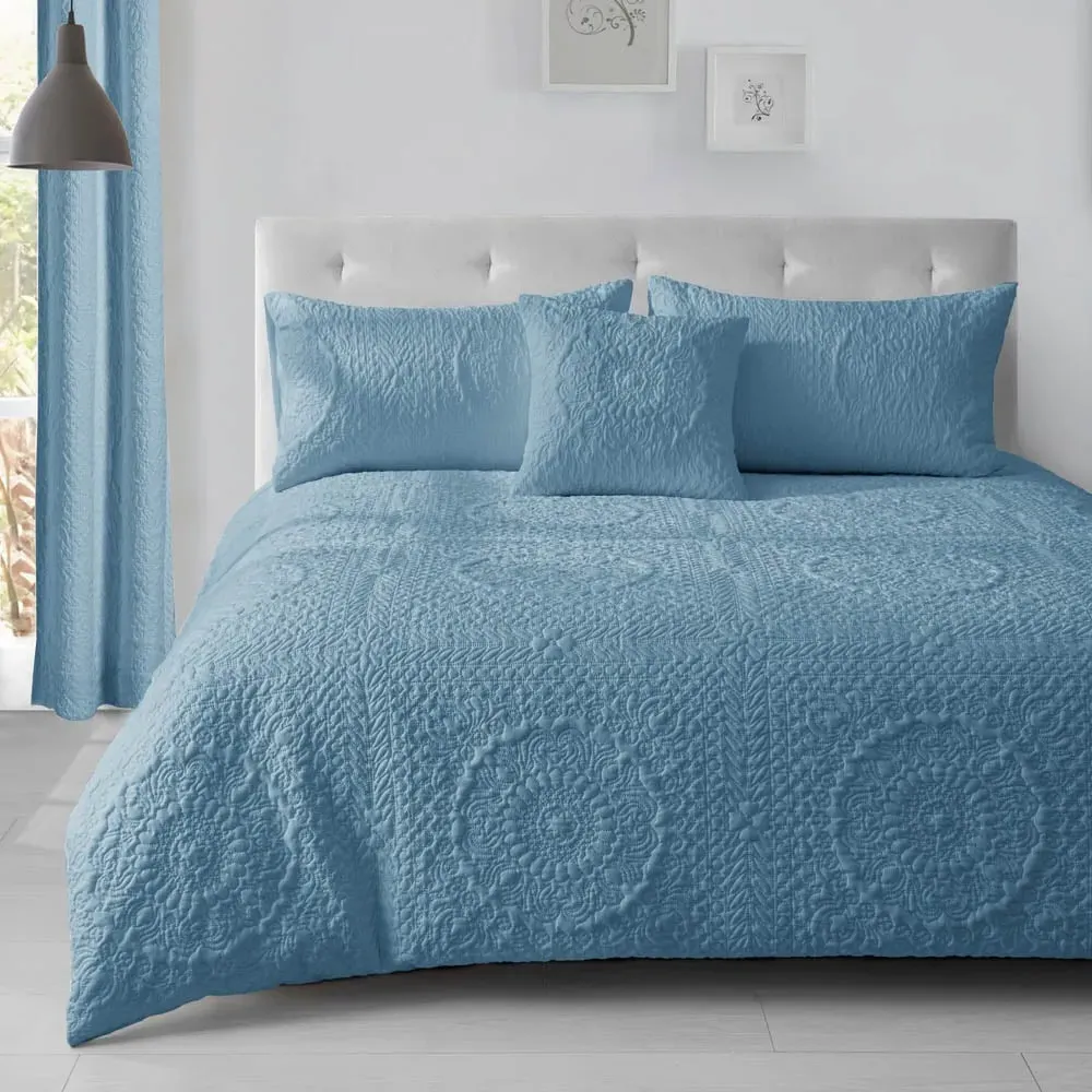 Winchester King Size Duvet Set - Ocean Blue