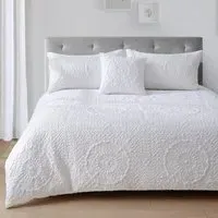 Winchester King Size Duvet Set - White