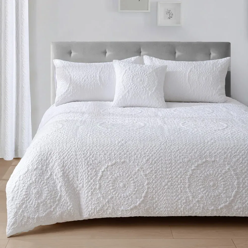 Winchester King Size Duvet Set - White image